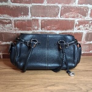 Brighton Pretty Tough Shoulder Bag C897221 Black Suzette Vintage Purse